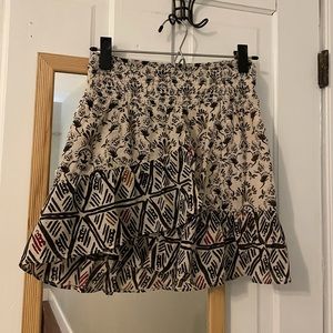 Free People printed skirt